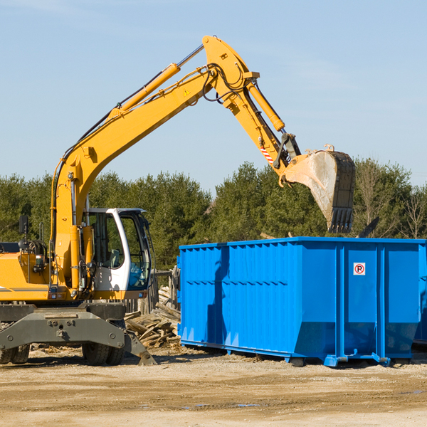 what size residential dumpster rentals are available in Crane TX